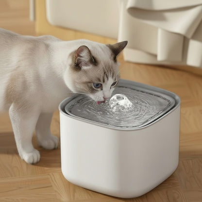 PureFlow מזרקת מים מעוצבת לחתולים וכלבים קטנים – דגם